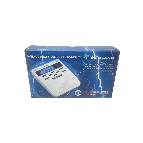 Midland Weather Alert Radio WR-100 Emergency NOAA All Hazards Radio - Picture 1 of 5